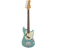 FENDER JMJ MUSTANG BASS RW FADED DAPHNE BLUE Бас-гітара