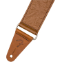 Ремінь гітарний FENDER STRAP 2" TOOLED LEATHER BROWN