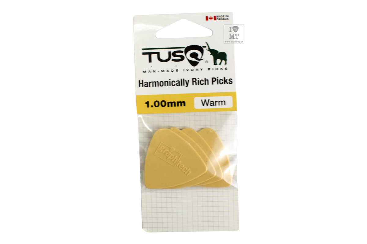 Набор медиаторов GRAPH TECH PQP-0401-V4 TUSQ Bi-Angle Pick 1mm Vintage (Warm) 4 Pack