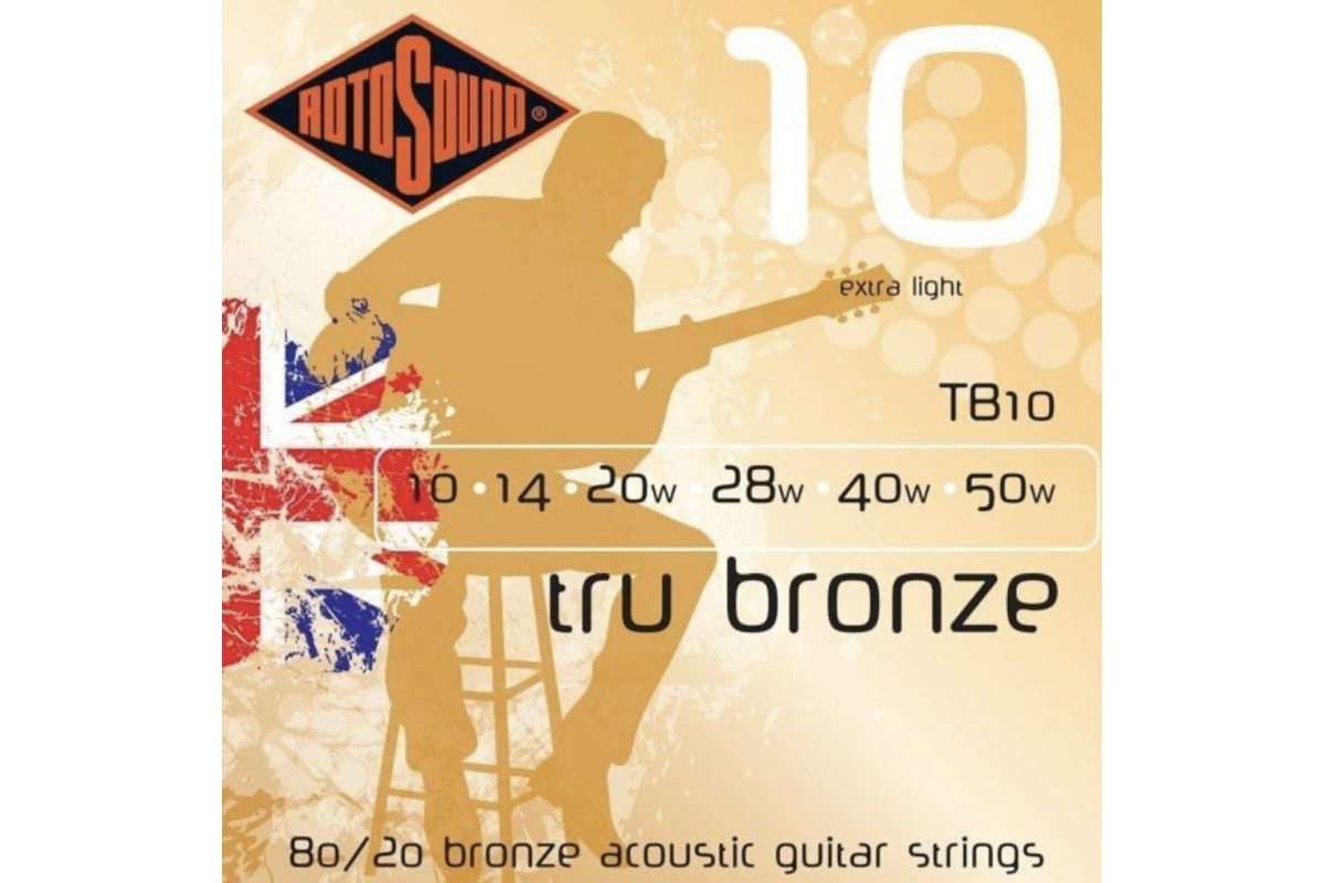 Струни для акустичних гітар Rotosound TB10