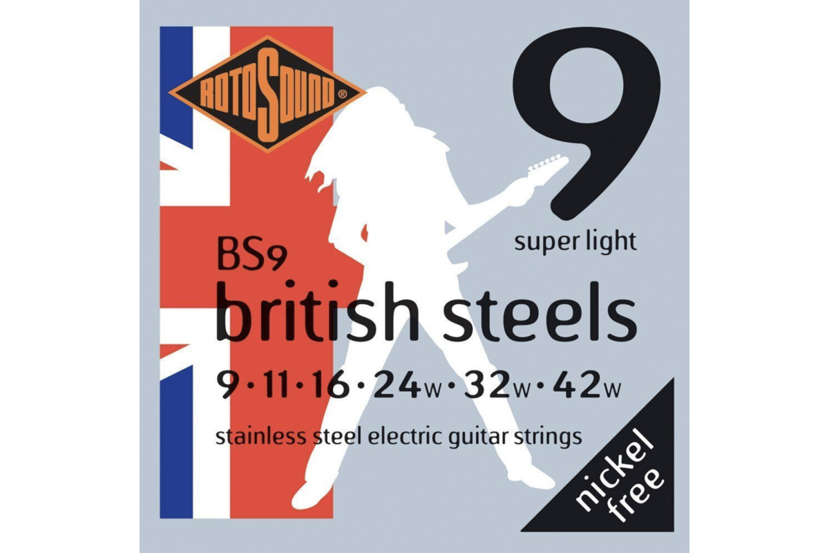 Струни для електрогітар Rotosound BS9