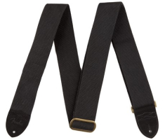 Ремінь гітарний FENDER STRAP 2" COTTON BK OVAL LOGO