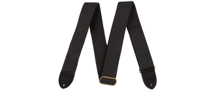 Ремінь гітарний FENDER STRAP 2" COTTON BK OVAL LOGO