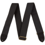 Ремінь гітарний FENDER STRAP 2" COTTON BK OVAL LOGO