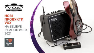 Нові продукти VOX на Believe in Music Week 2021