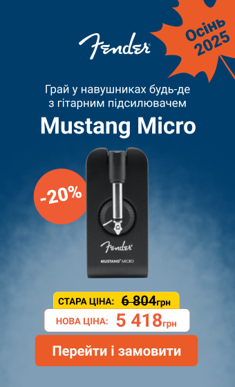Fender Mustang Micro зі знижкою -20%