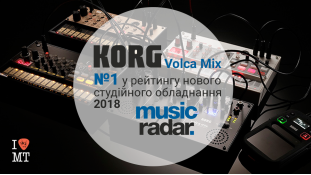 Korg Volca Mix №1 в рейтинге студийного оборудования