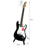 SQUIER by FENDER BULLET STRATOCASTER HSS BK Електрогітара