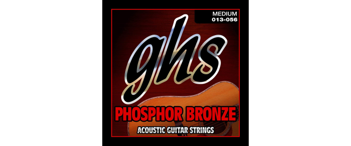 Струны для акустических гитар GHS STRINGS PHOSPHOR BRONZE S335