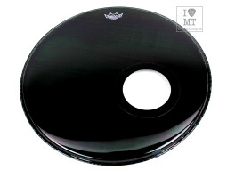 REMO POWERSTROKE3 22" EBONY W/DYNAMO INSTALLED Пластик для барабана