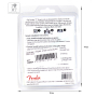 FENDER STRAP LOCKS BLACK PAIR FSLB1 Стреплоки для гітари