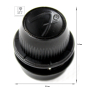 FENDER STRAP LOCKS BLACK PAIR FSLB1 Стреплоки для гітари