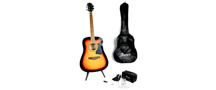 Гитарный набор с акустической гитарой IBANEZ V50NJP VS