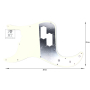 Пикгард FENDER PICKGUARD FOR PRECISION BASS 13 HOLE 4 PLY TORTOISE SHELL