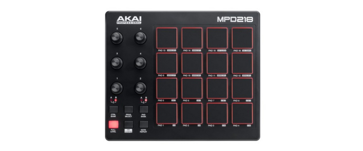MIDI контролер AKAI MPD218