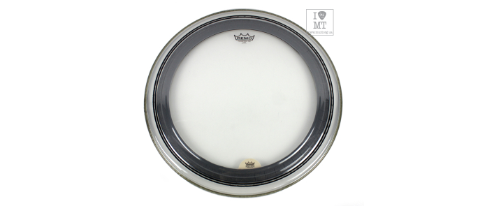 REMO POWERSTROKE PRO, Clear, 22" Diameter, Bass Пластик для барабана