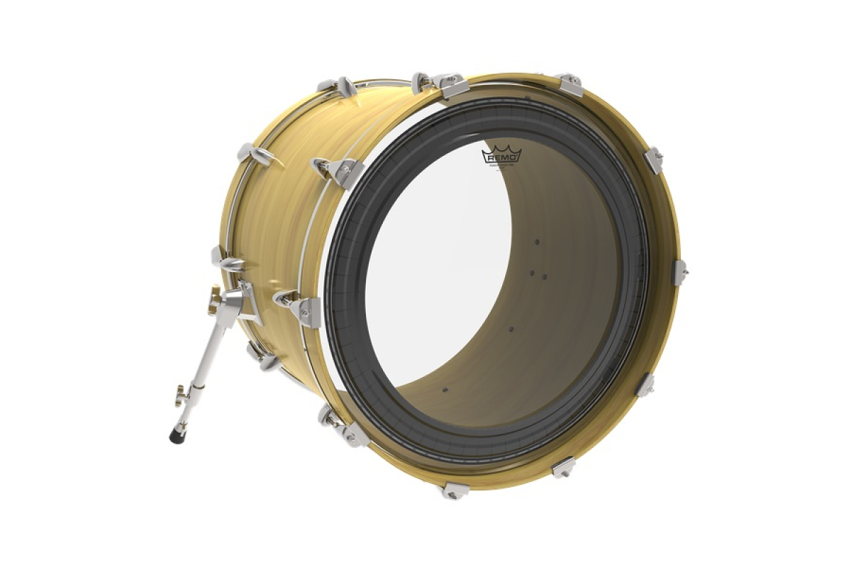 REMO POWERSTROKE PRO, Clear, 22" Diameter, Bass Пластик для барабана