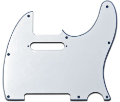 Пикгард FENDER PICKGUARD FOR TELECASTER WHITE 3-PLY