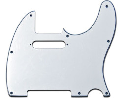 FENDER PICKGUARD FOR TELECASTER WHITE 3-PLY Пикгард