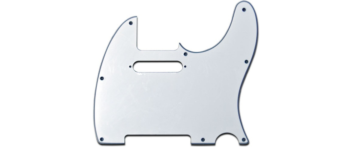 Пикгард FENDER PICKGUARD FOR TELECASTER WHITE 3-PLY
