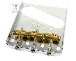 FENDER BRIDGE ASSEMBLY FOR AMERICAN VINTAGE HOT ROD TELECASTER WITH COMPENSATED BRASS SADDLES NICKEL Бридж