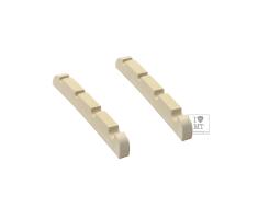 Нульовий поріжок FENDER JAZZ BASS PRE-SLOTTED MICARTA STRING NUT SET WHITE