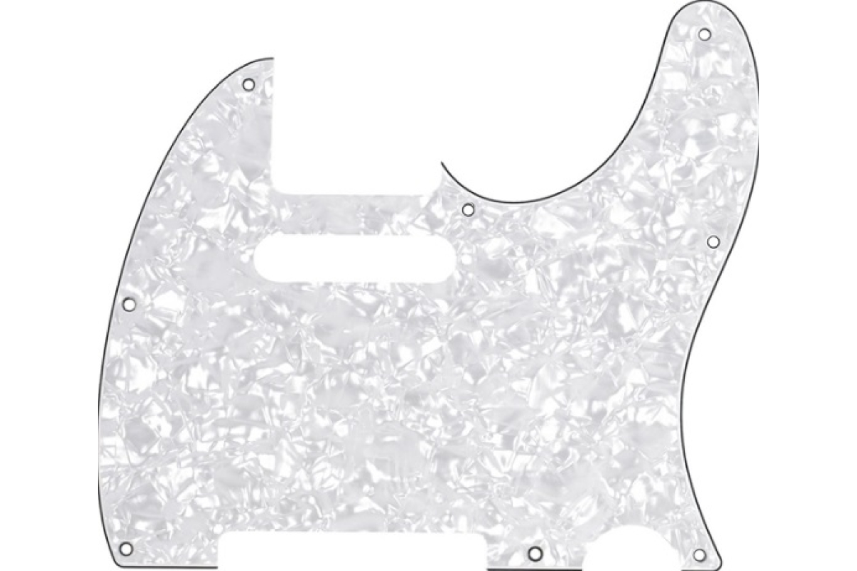 Пикгард FENDER PICKGUARD FOR TELECASTER 4-PLY WHITE PEARL