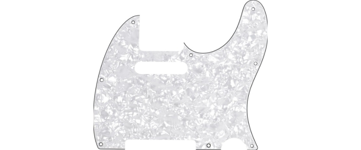 Пикгард FENDER PICKGUARD FOR TELECASTER 4-PLY WHITE PEARL