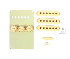 Аксессуары для гитар FENDER ACCESSORY KIT FOR STRATOCASTER AGED WHITE