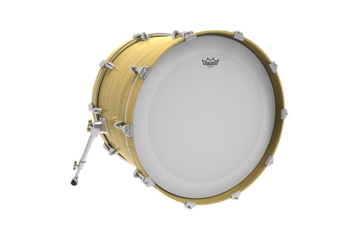 Пластик для барабана REMO Bass, POWERSTROKE 4, Coated, 22" Diameter, With Impact Patch