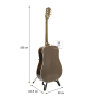 GRETSCH G5034TFT RANCHER, FIDELI-TRON PICKUP, BIGSBY TAILPIECE, SAVANNAH SUNSET Гитара электроакустическая