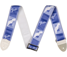 FENDER 2" MONOGRAMMED STRAP LAKE PLACID BLUE Ремень гитарный