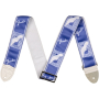 FENDER 2" MONOGRAMMED STRAP LAKE PLACID BLUE Ремень гитарный