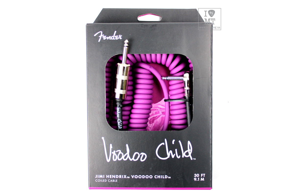 Кабель инструментальный FENDER HENDRIX VOODOO CHILD CABLE PURPLE