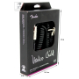 Кабель инструментальный FENDER HENDRIX VOODOO CHILD CABLE BLACK