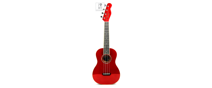 FENDER UKULELE ZUMA CONCERT CANDY APPLE RED Укулеле