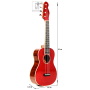 FENDER UKULELE ZUMA CONCERT CANDY APPLE RED Укулеле
