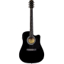 SQUIER by FENDER SA-105CE BLACK Гітара електроакустична