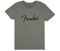 FENDER T-SHIRT SPAGHETTI LOGO MEN'S GREY L Футболка