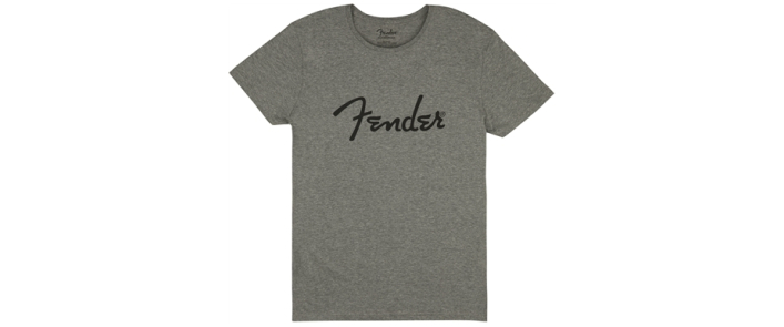 FENDER T-SHIRT SPAGHETTI LOGO MEN'S GREY L Футболка