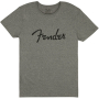 FENDER T-SHIRT SPAGHETTI LOGO MEN'S GREY L Футболка