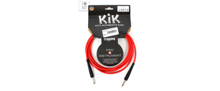 Кабель инструментальный KLOTZ KIK INSTRUMENT CABLE RED 3 M
