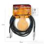 Кабель инструментальный KLOTZ 59 VINTAGE PRO GUITAR CABLE ANGLED 4.5 M