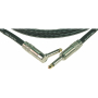Кабель инструментальный KLOTZ 59 VINTAGE PRO GUITAR CABLE ANGLED 4.5 M