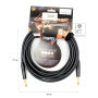 Кабель инструментальный KLOTZ LAGRANGE INSTRUMENT CABLE BLACK 6 M