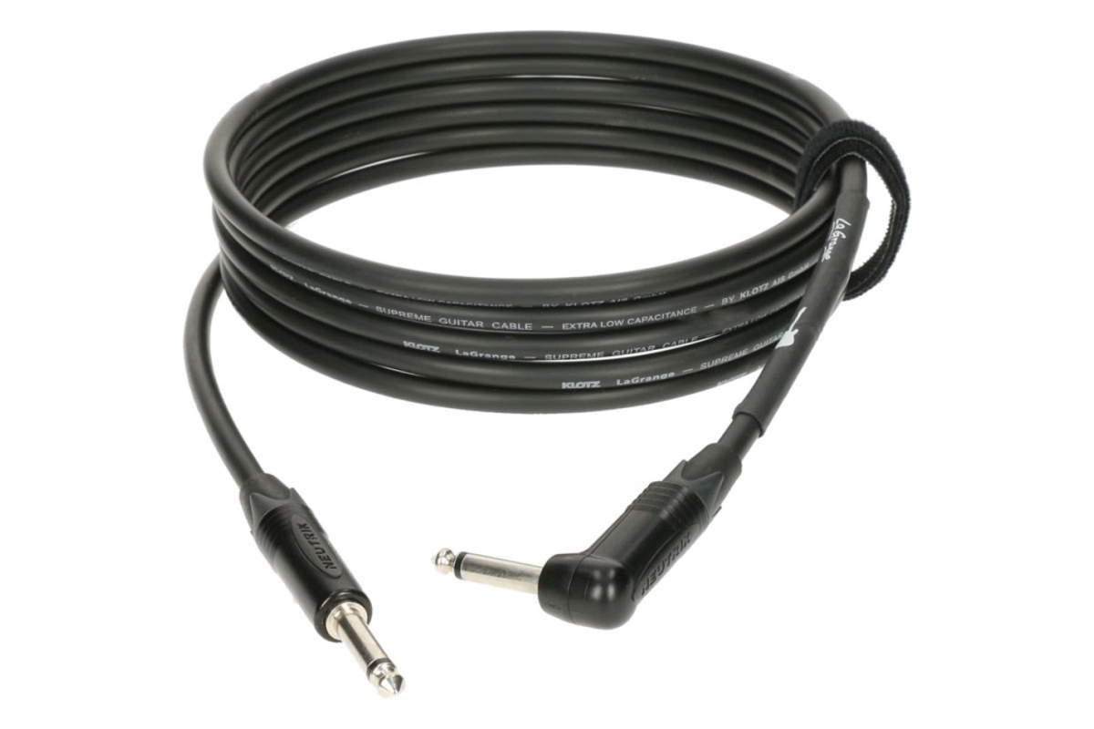 Кабель инструментальный KLOTZ LAGRANGE INSTRUMENT CABLE BLACK ANGLED 3 M