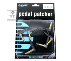 Кабель інструментальний KLOTZ ENTRY LEVEL PEDAL PATCHER 15 CM ANGLED