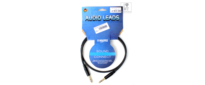 Кабель коммутационный KLOTZ B-3PP1 BALANCED PATCHCORD JACK GOLD 1 M