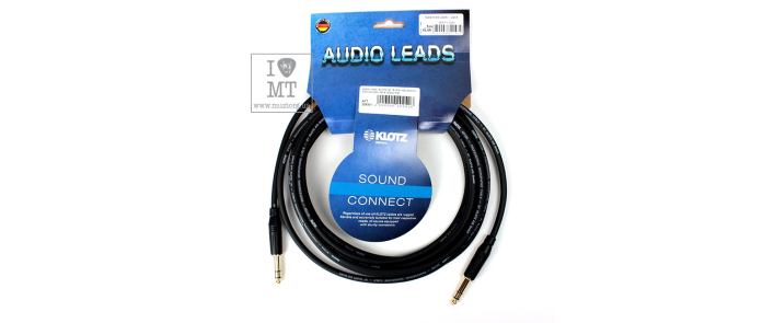 Кабель коммутационный KLOTZ B-3PP1 BALANCED PATCHCORD JACK GOLD 5 M