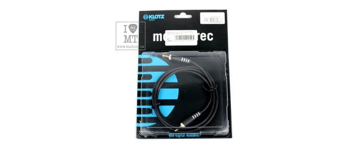 Кабель коммутационный KLOTZ AS-MM STEREO CABLE MINI JACK 1.5 M